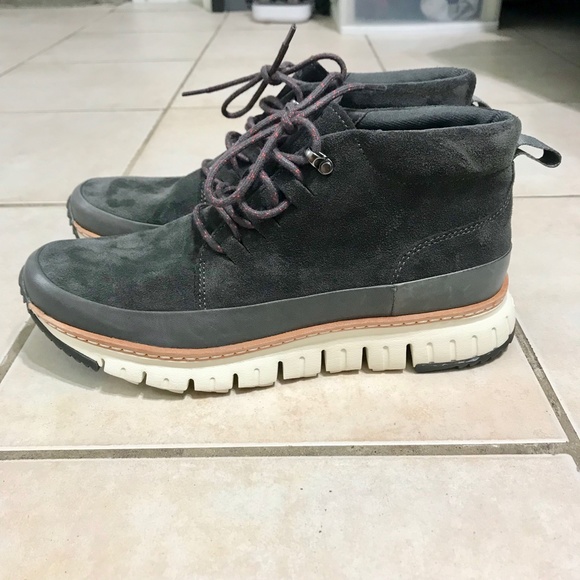 Cole Haan Zerogrand Rugged Suede & Leather Chukka